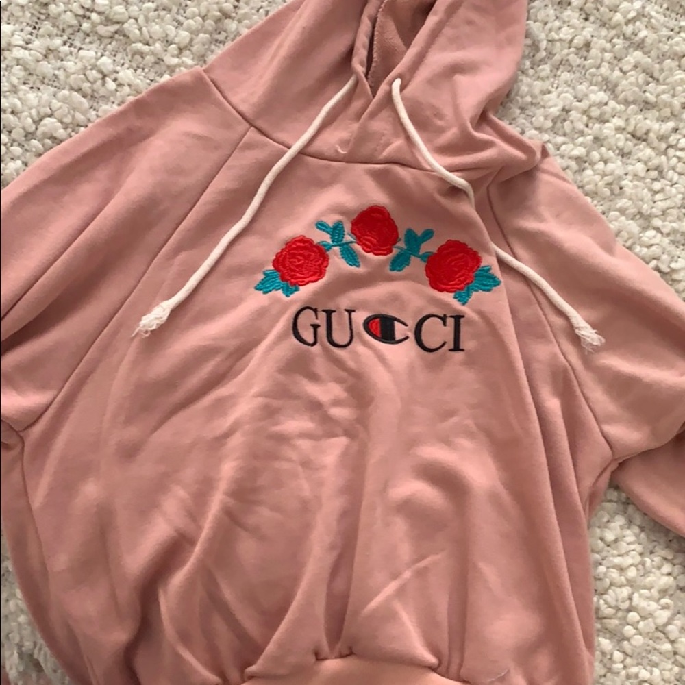 FAKE Gucci x champion hoodie